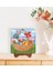 Toys Çocuklar Için 2 Si 1 Arada Eğitici-Öğretici Ahşap 4 Parça Yapboz Puzzle Çerçeve Model 51 1