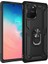 Galaxy A91/S10 LITE/M80S Için Halkalı Standlı Pc + Tpu Telefon Kılıfı Siyah (Yurt Dışından) 1