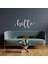 Hello Metal Duvar Yazısı - 18X49, Beyaz 1
