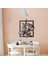 Zambak Metal Duvar Tablosu - 85X99, Siyah 1