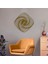 Cyclical Metal Duvar Saati - 49X49, Altın Sarısı 1