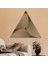 Piramit Illüzyon Metal Duvar Tablosu - 87X99, Altın Sarısı 1