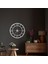Classic Metal Duvar Saati - 69X69, Beyaz 1