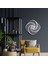 Cyclical Metal Duvar Saati - 69X69, Beyaz 1