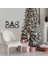Cüceler Üçlü Yılbaşı Süsü Duvar Tablosu - 49X99, Siyah 1