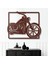 Motocycle Metal Duvar Tablosu - 69X69, Bakır 1