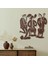 Müzisyenler Metal Duvar Tablosu - 41X49, Bakır 1