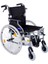 Grey Hafif Alüminyum Refakatçı Frenli Özellikli Tekerlekli Sandalye DM-317 4