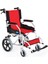 KY863LAJ-A12 Alüminyum Transfer Özellikli Tekerlekli Sandalye Kırmızı-Siyah 1