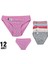 12'li Paket Tutku 0803 Yıldız Bayan Elastan Bikini Külot 1