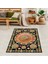 Jüt Hasır Kilim Görünümlü Dijital Baskılı Kaymaz Taban Yıkanabilir Modern Salon Halısı ve Yolluk 1