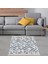 Geometrik Desenli Dijital Baskı Yıkanabilir Kaymaz Taban Modern Salon Halısı ve Yolluk 1