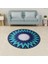 Jüt Hasır Kilim Görünümlü Dijital Baskılı Kaymaz Taban Yıkanabilir Modern Salon Halısı ve Yolluk 1