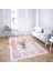 Gül Desen Çerçeveli Dijital Baskı Yıkanabilir Kaymaz Taban Vintage Salon Halısı ve Yolluk 2
