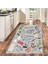 Kitchen Desenli Renkli Dijital Baskılı Kaymaz Taban Yıkanabilir Leke Tutmaz Mutfak Halısı 1