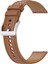 Huami Amazfit Gts 2E / Gts 2 Mini Için Buzağı Dokusu Kordonlu Saat Açık Kahverengi (Yurt Dışından) 1