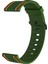 22 Mm Silikon Kordonlu Saat Yeşil Ordu (Yurt Dışından) 3
