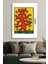 Kanvas Tablo Baskılı Keith Haring Dekoratif Renkli Desenler Ev Ofis Otel Makam Dekor Hediyelik Tablo 1