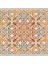 Geometrik Desenli Dijital Baskı Yıkanabilir Kaymaz Taban Etnik Kilim Desen Salon Halı 2