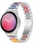 Metal 3 Boncuk - Reçine Kayışı Huawei Saat Gt 3 46 mm / Gt Runner Gümüş Renk (Yurt Dışından) 3