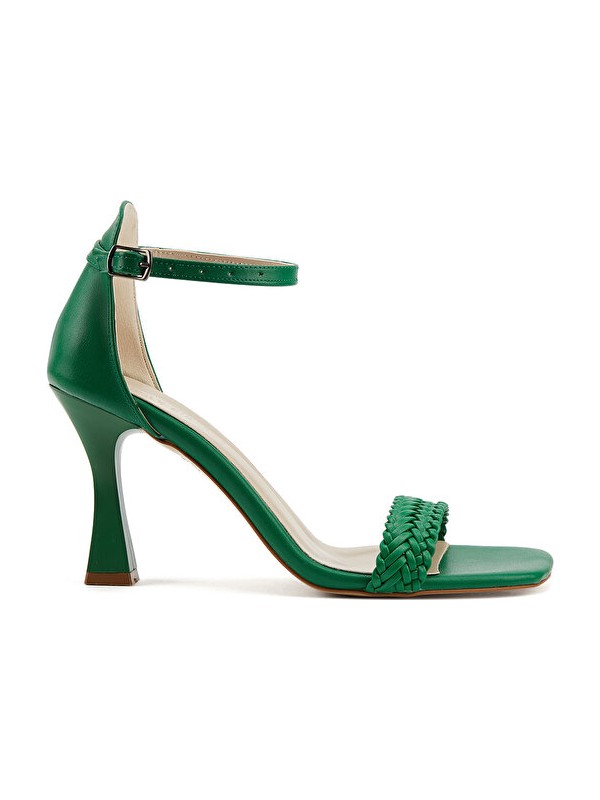 Sole Sisters Ellery Topuklu Sandalet - Yeşil