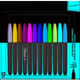 Sharpie Fine Permanent Markör Ince Uç Karışık Renkler Blister 12'li
