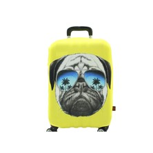 My Saraciye 28 Valiz Kılıfı, Bavul Kılıfı - Pug Köpek 28