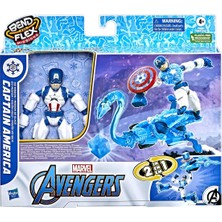 Hasbro F5868 Avengers Bend Flex Captain America Buz Görevi