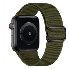 Gregoss Apple Watch Uyumlu Saat Bandı ( 42-44-45 Mm)Ayarlanabilir Tokalı Elastik Rahat Şık Kordon