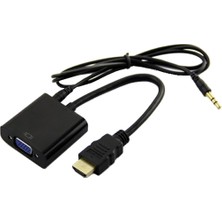 Multıcolor MC-1035 Hdmı To VGA HDMI To VGA Adaptör Ses Çıkışlı Çevirici Dönüştürücü