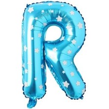 Eğlence Marketi 16 Inç Mavi Harf Balon R