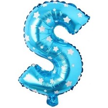 Eğlence Marketi 16 Inç Mavi Harf Balon S