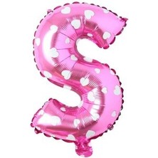 Eğlence Marketi 16 Inç Pembe Harf Balon S