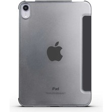 FUJİMAX Apple iPad Air 5 2021 10.9 (5.nesil) M1 Çipli Seri A2589,A2591 Yatay Standlı Arka Sert Pc. Uyku Modlu Smart Kılıf