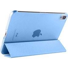 FUJİMAX Apple iPad Air 5 2021 10.9 (5.nesil) M1 Çipli Seri A2589,A2591 Yatay Standlı Arka Sert Pc. Uyku Modlu Smart Kılıf