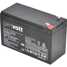 Genvolt 12V 7AH Alarm Ups Kepenk Bakımsız Kuru Akü