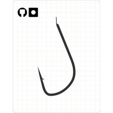 Fudo 3501 Bream Yamame Black Nikel Iğne