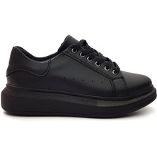 Goldstep 1145 Kadın Bağcıklı Kalın Taban Sneaker Ayakkabı