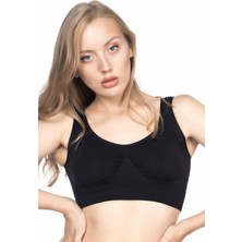 Yeni M,ı 4005 Kadın Dikişsiz Kalın Askı Büstiyer