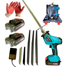 Millian 88 V 10 Ah 2 Akülü Taşıma Çantalı Tam Profesyonel Akülü Tilki Kuyruğu Ağaç Dal Çit Kesim Makinesi