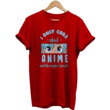 Remonz Anime Kız Baskılı %100 Pamuk Oversize T-Shirt