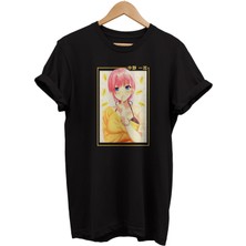 Remonz Nakano Ichika Baskılı %100 Pamuk Oversize T-Shirt Büyük Beden Tişört