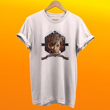 Remonz Satranç Queens Gambit Baskılı %100 Pamuk Oversize T-Shirt