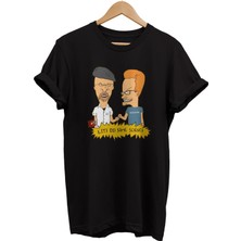 Remonz Jamie And Adam Baskılı %100 Pamuk Oversize T-Shirt Büyük Beden Tişört