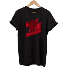 Remonz Naruto Shinobi Baskılı %100 Pamuk Oversize T-Shirt Büyük Beden Tişört
