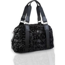 Nas Bag Byhakan NS-1120 Paraşüt Kumaş Yazılı Kadın Omuz Çanta