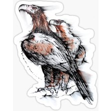 TSC Araba Için Kartal Oto Sticker Yapıştırması Etiket  17CM Z9