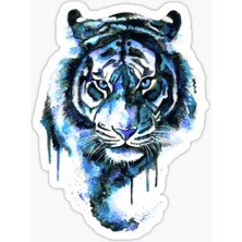 TSC Renkli Aslan Araba Oto Sticker Yapıştırma Etiket 17CM Te1