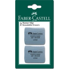 Faber-Castell Hamur Silgi 2 Adet Knetgummi Mavi Renkli Sanat Malzemeleri