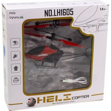 Mix Oyuncak Uçan Helikopter El Sensörlü Mini Işıklı Şarjlı